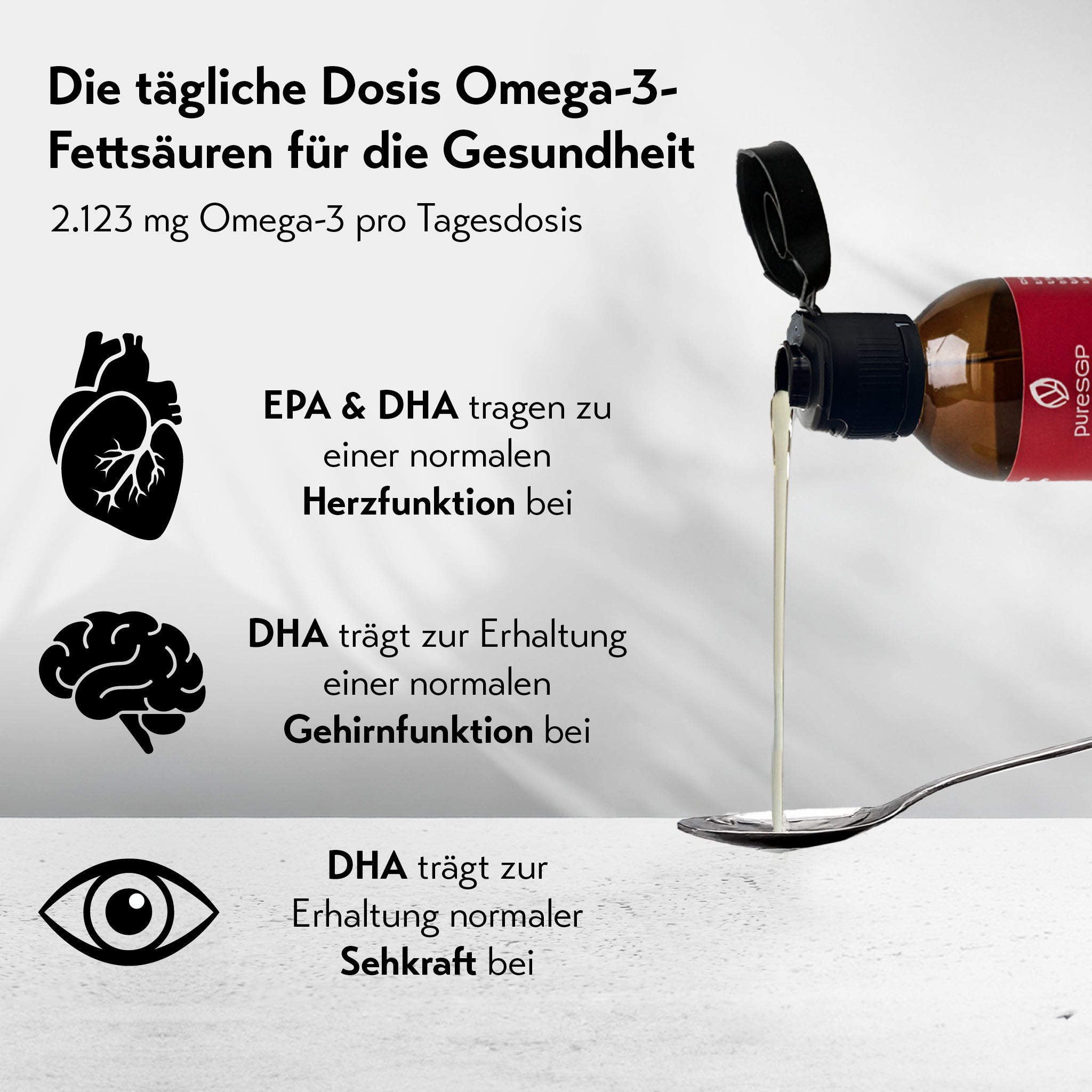 pureSGP OMEGA-3 ÖL FORTE