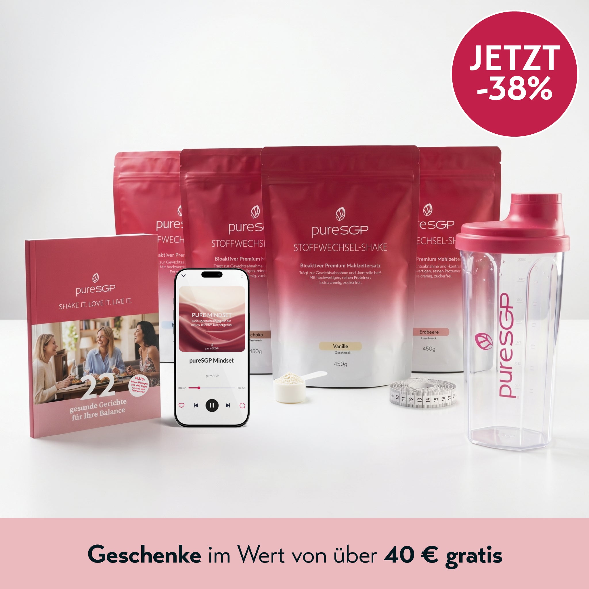 pureSGP STOFFWECHSEL-SHAKE STARTER SET