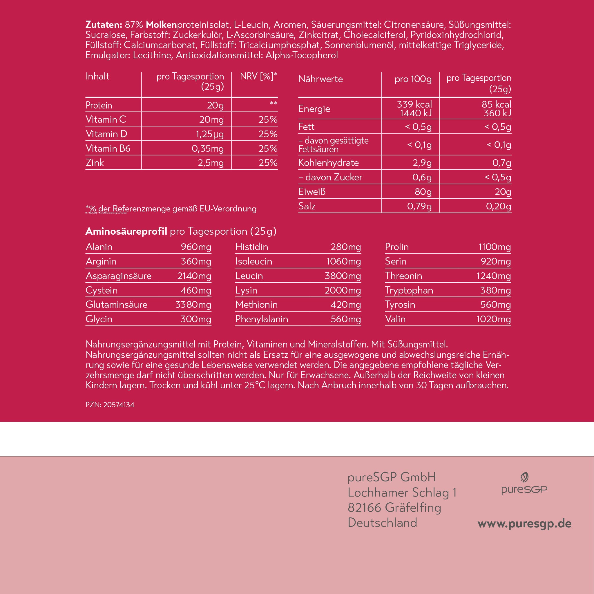 pureSGP CLEAR PROTEIN