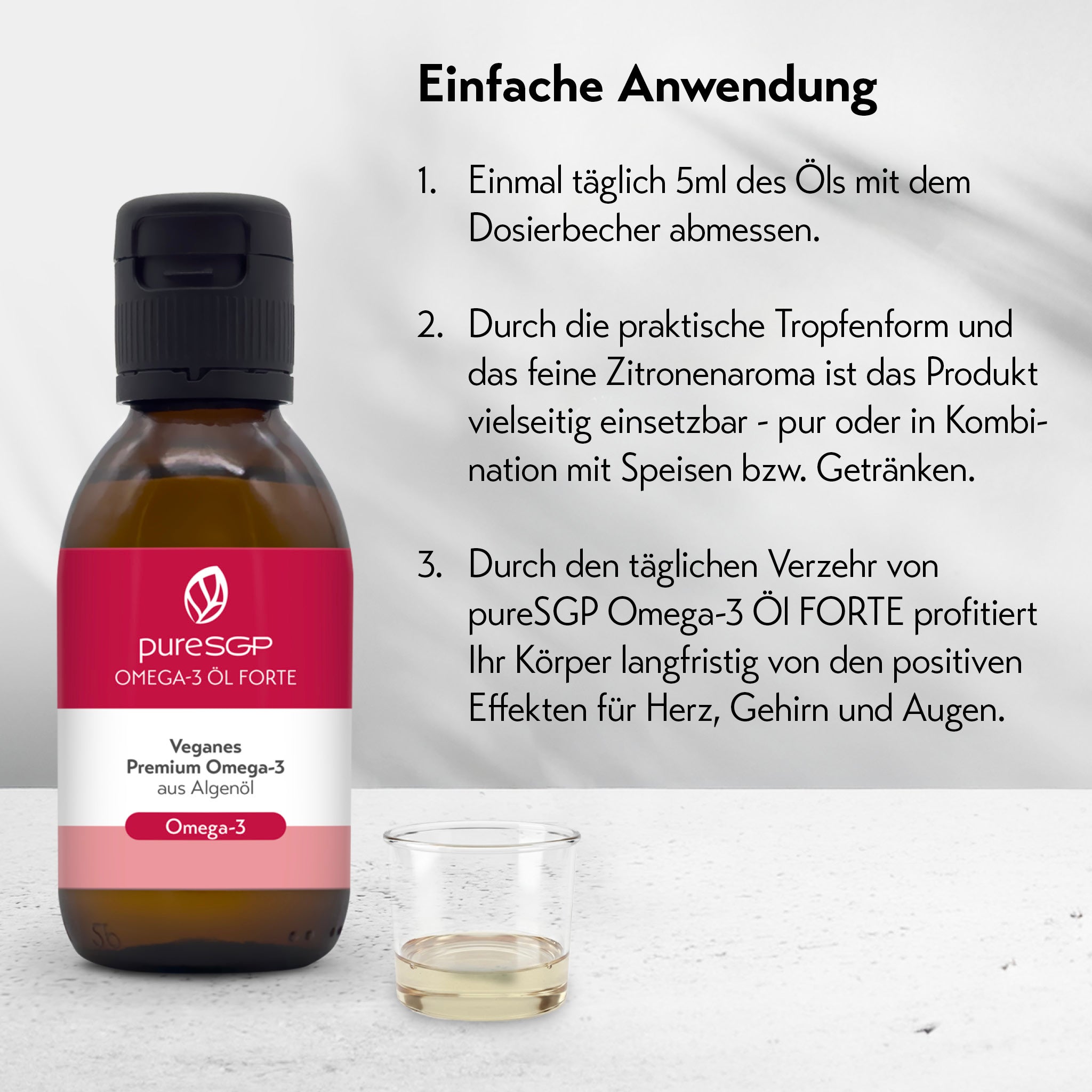 pureSGP OMEGA-3 ÖL FORTE