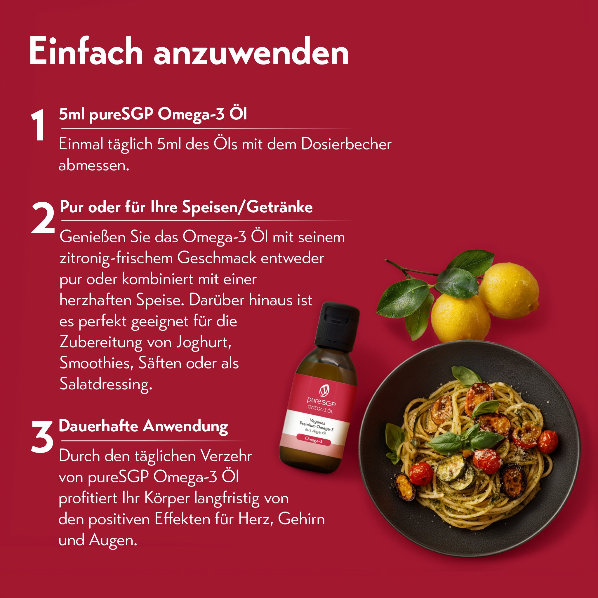 pureSGP OMEGA-3 ÖL FORTE