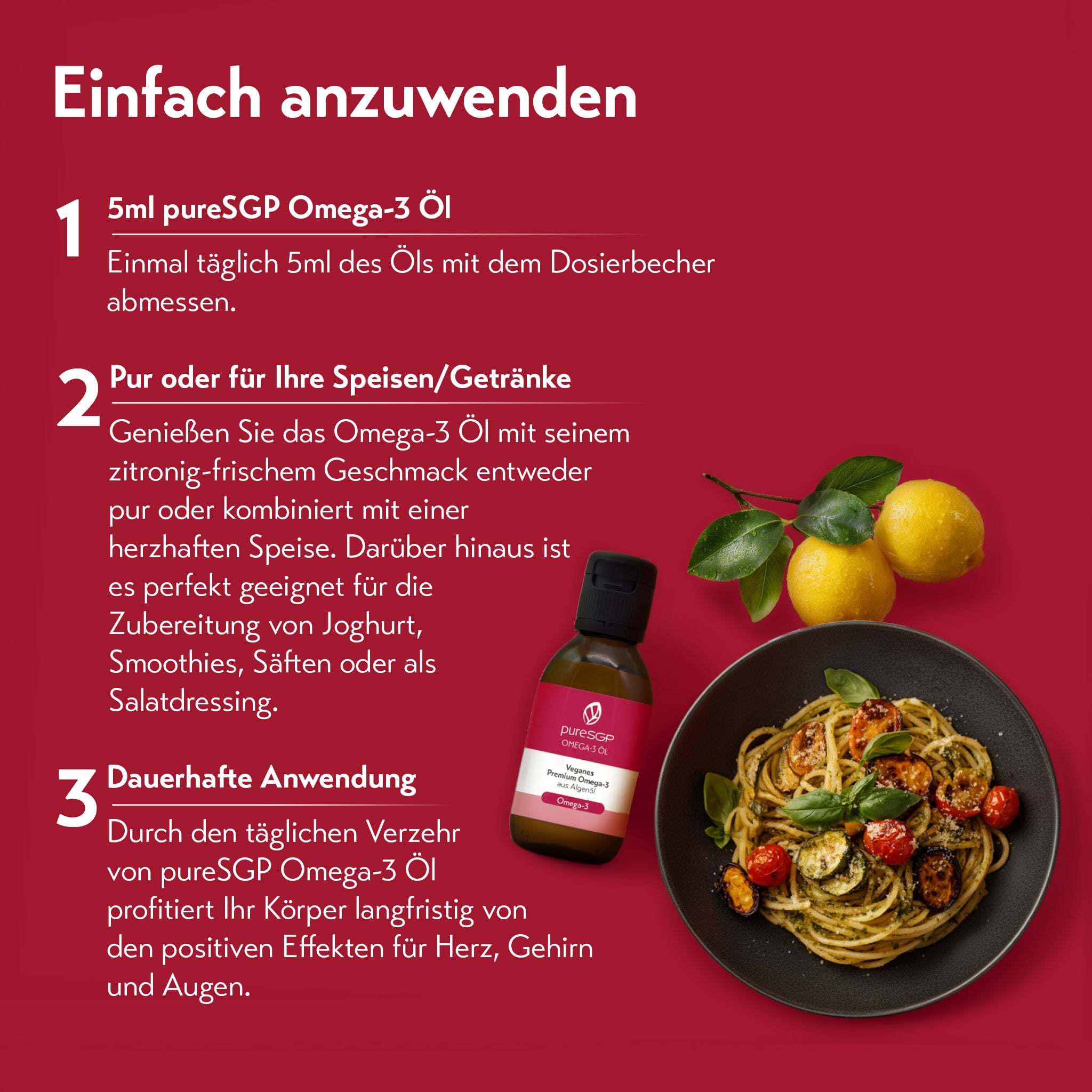 pureSGP OMEGA-3 ÖL